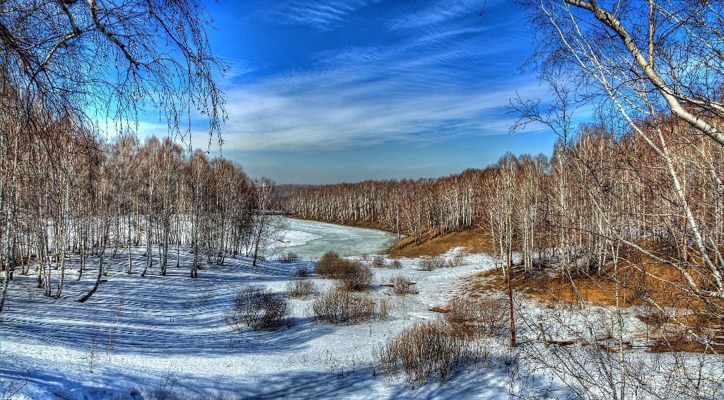 Весна в Курганской области.