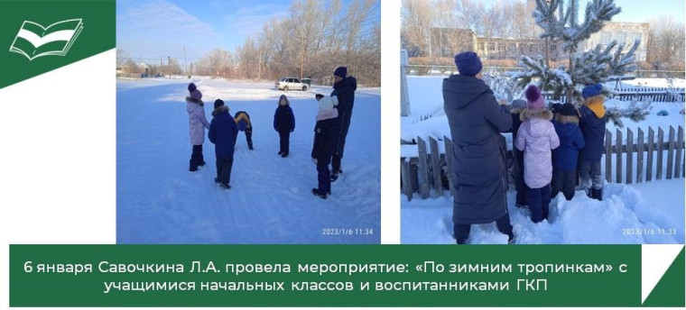 По зимним тропинкам.